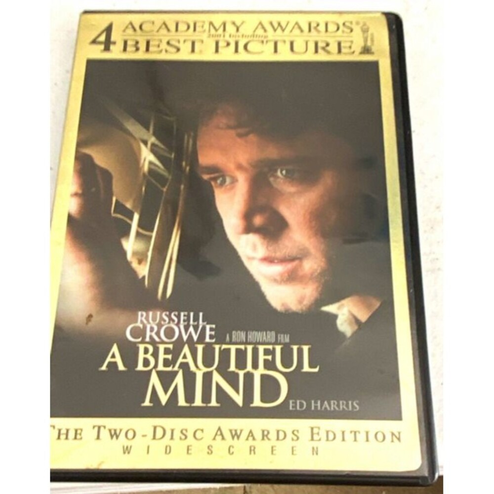A Beautiful Mind Two-Disc Awards Edition Widescreen DVD Crowe Connelly Harris